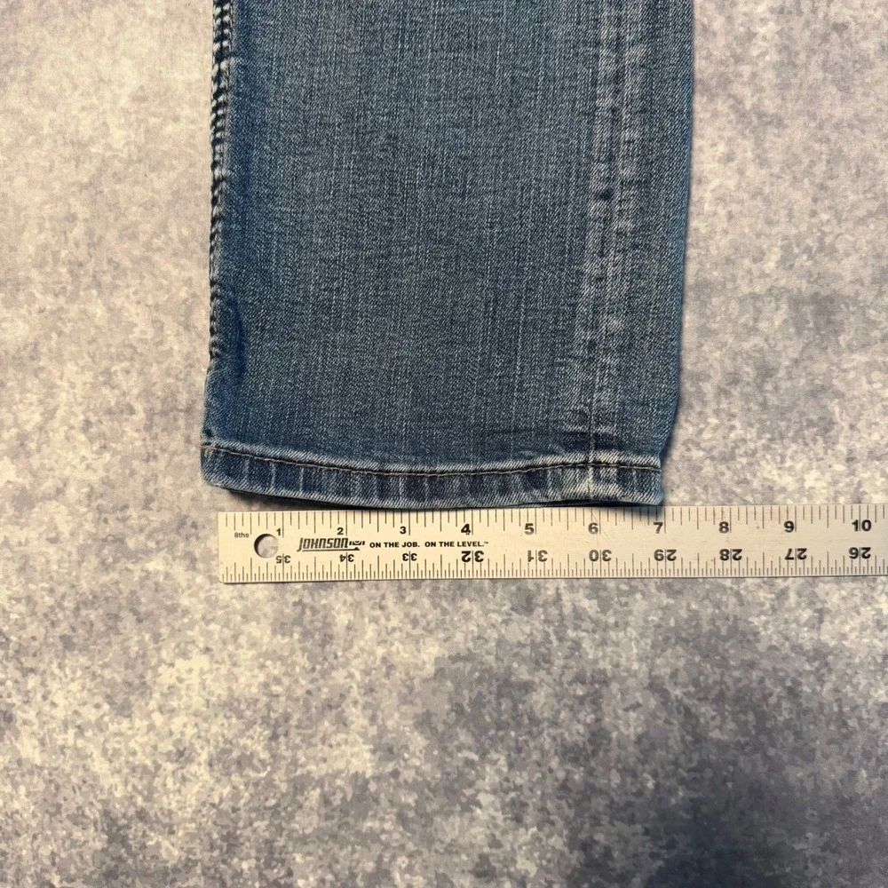 BKE Jake Straight Mens Medium Wash Blue Denim Jeans 33x34